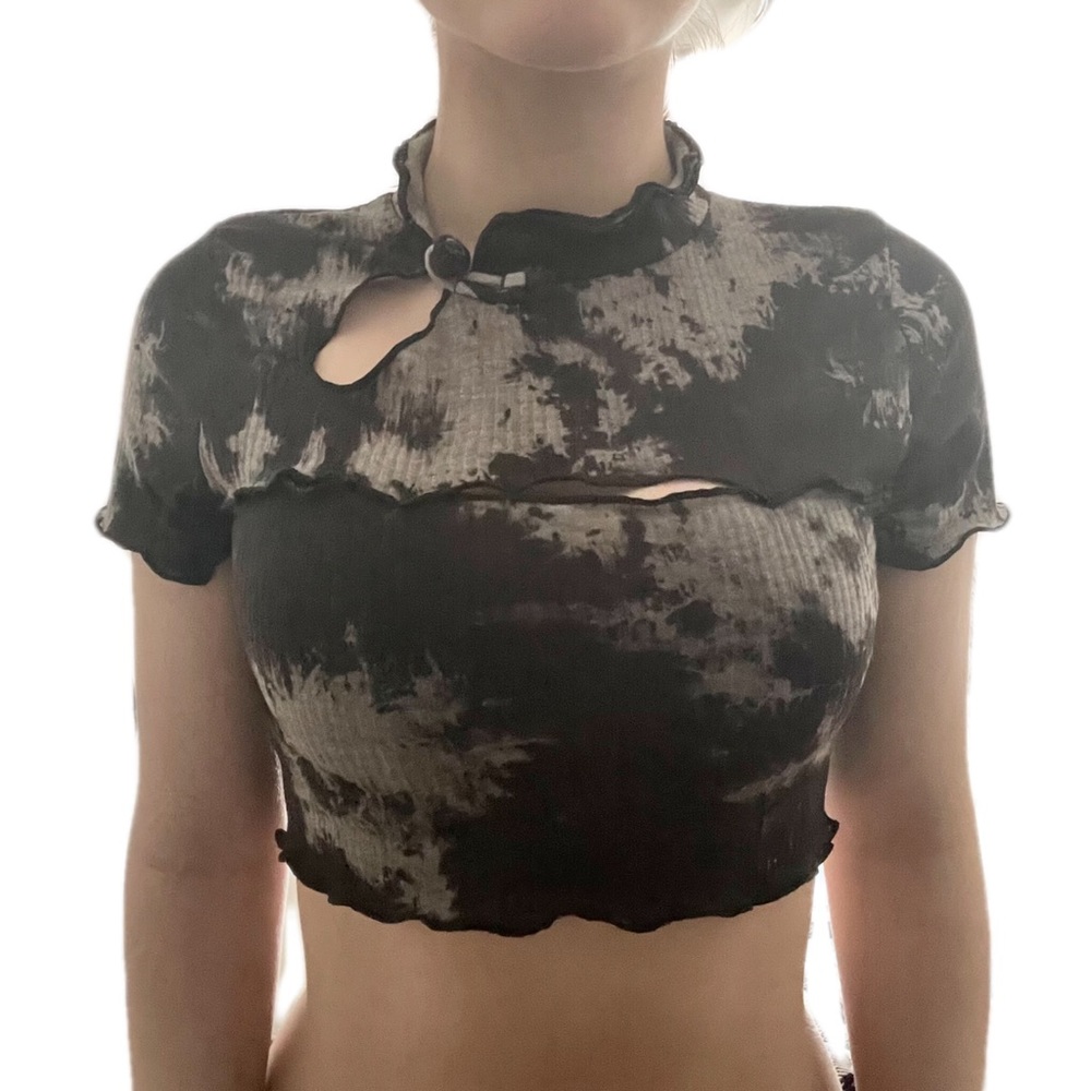Custom Grunge Crop Top